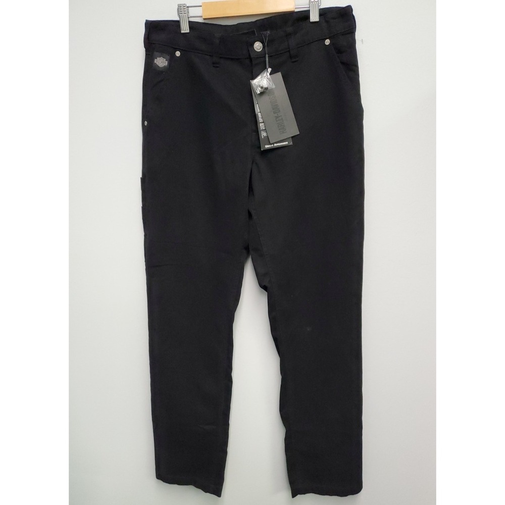 HARLEY-DAVIDSON Men's Milwaukee‎ Pant Black 33 x 34 96006-24VM NWT!